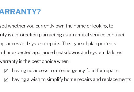 appliance warranty marana